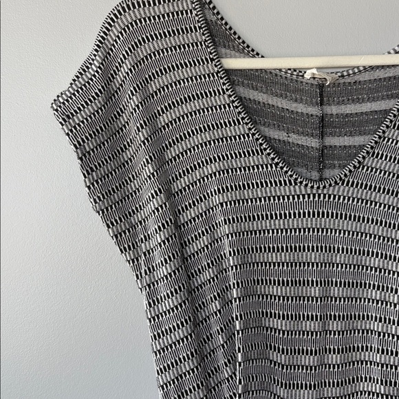 Caution To The Wind Jersey Knit pants Jumpsuit/Romper in Gray & White - Picture 6 of 7